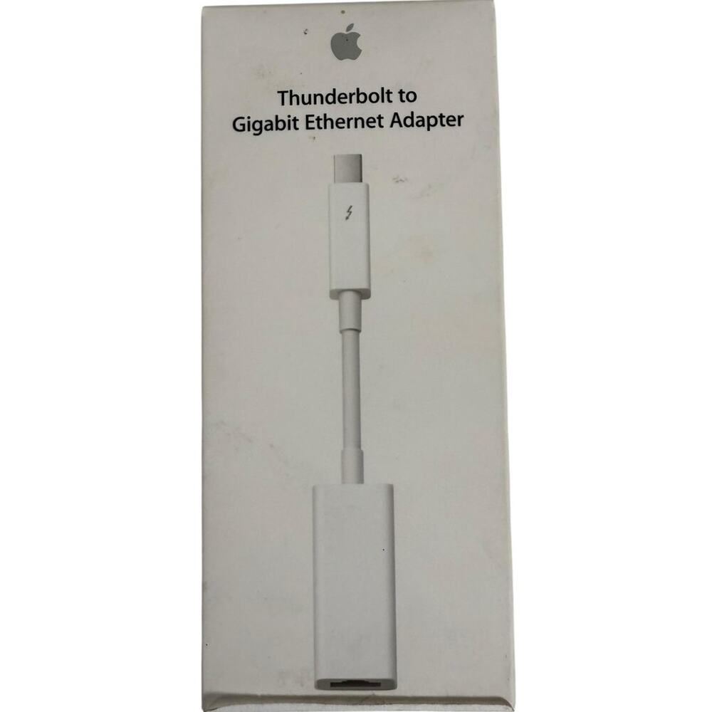 Apple Thunderbolt to Gigabit ethernet adapter White A1433